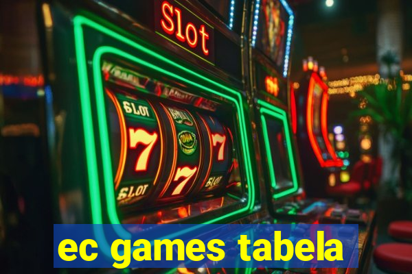 ec games tabela